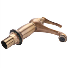Bathroom Basin Faucet Antique Brass Mixer Solid Copper Luxury Europe Style Tap Taps