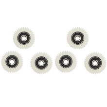 6Pcs 36 Zähne 38mm Nylon elektronische Motor Getriebe Kugellager Zahnräder für Elektrofahrrad Fahrrad