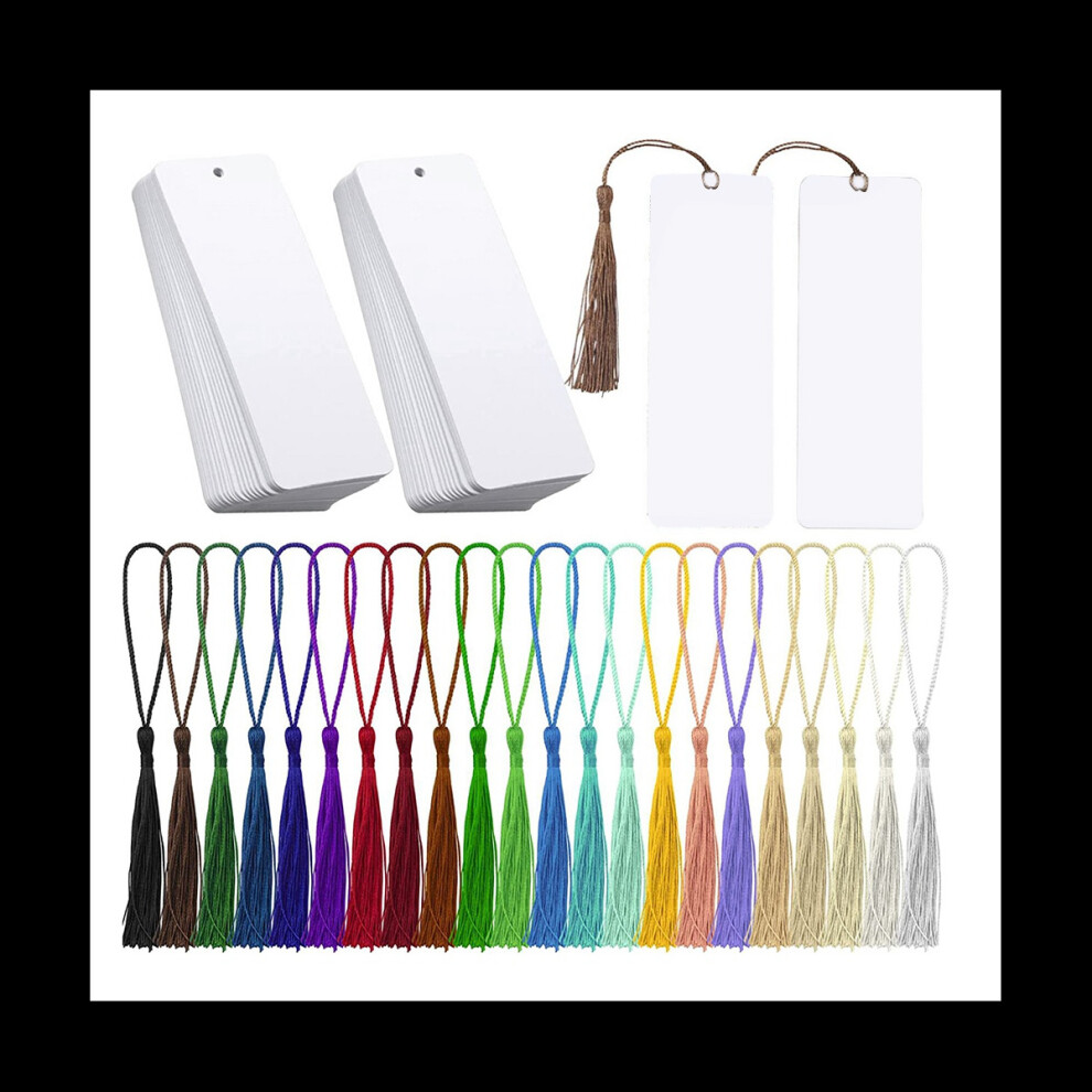 80Pcs Sublimation Bookmark Blank Heat Transfer Bookmarks