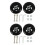 4 Satz Gepäckkoffer-Ersatzräder OD 80mm 1