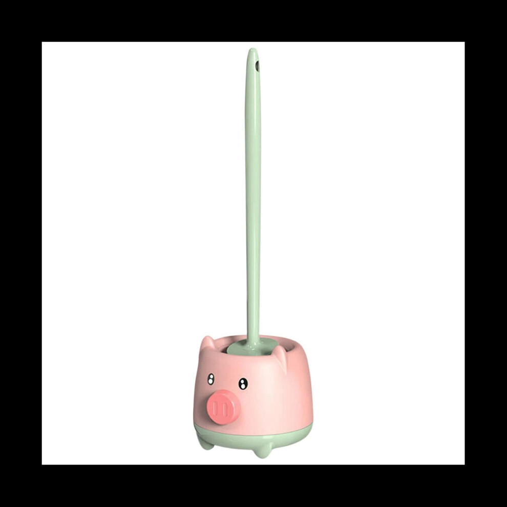 Toilet Bowl Brush and Holder, Compact Toilet Bowl Cleaning Brush Set for Bathroom Deep Cleaning