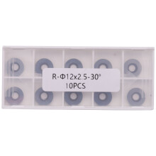 10Pcs Durchmesser 12mm Runde Hartmetall-Fräser Einsatz passt für Ci3 Holz Drehen