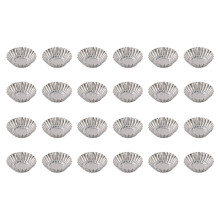Formas para tartes de ovos, formas antiaderentes e reutilizÃ¡veis para tartes, mini formas de alumÃnio para tartes, mini bolos, pudim,