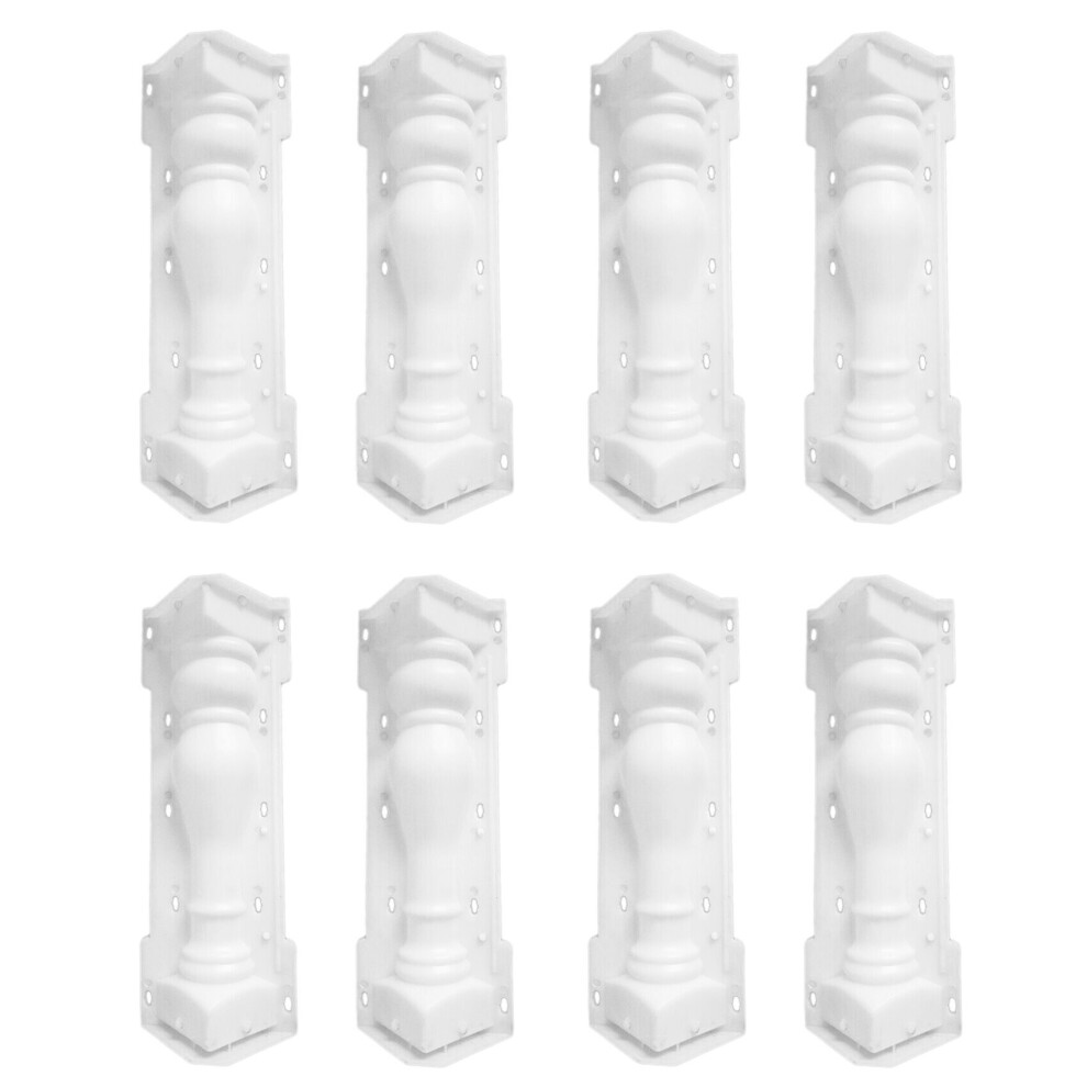 4 set 60X14cm Roman Column Mold Balcony Garden Pool Fence Cement Railing Plaster Concrete Mold Column Mold