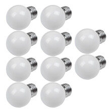 10 Stück E27 0.5W AC220V Weiße Glühlampe Glühbirne Dekoration Lampe