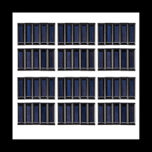 60Pcs Mini Painel Solar Novo 0.5V 100MA CÃlulas Solares PainÃis Fotovoltaicos MÃ³dulo de Energia Solar Carregador de Bateria 53 x 18 x 2.5mm