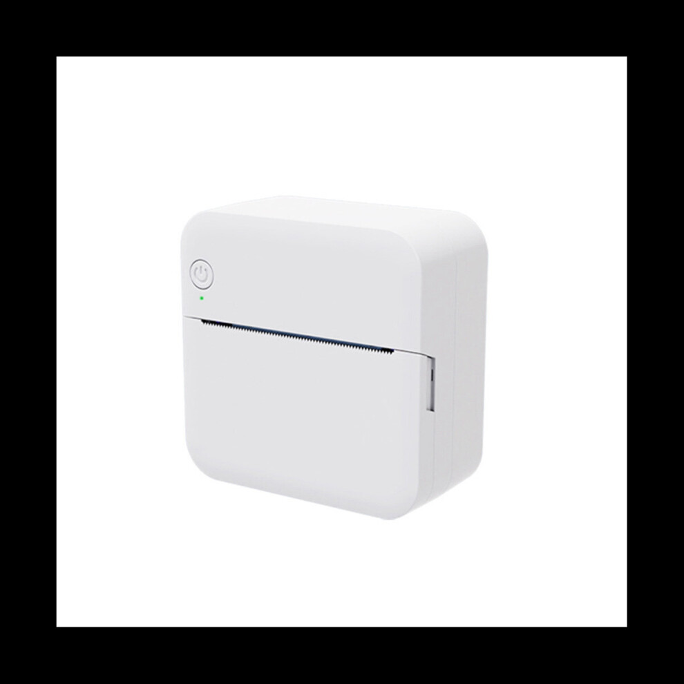 Mini Pocket Printer Memo Account Photo Printers Portable Bluetooth Thermal Label Printer Small Home Printer White