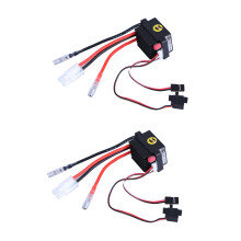 2X RC ESC 320A 6-12V Brushed ESC Speed Controller mit 2A BEC für RC Boot U6L5