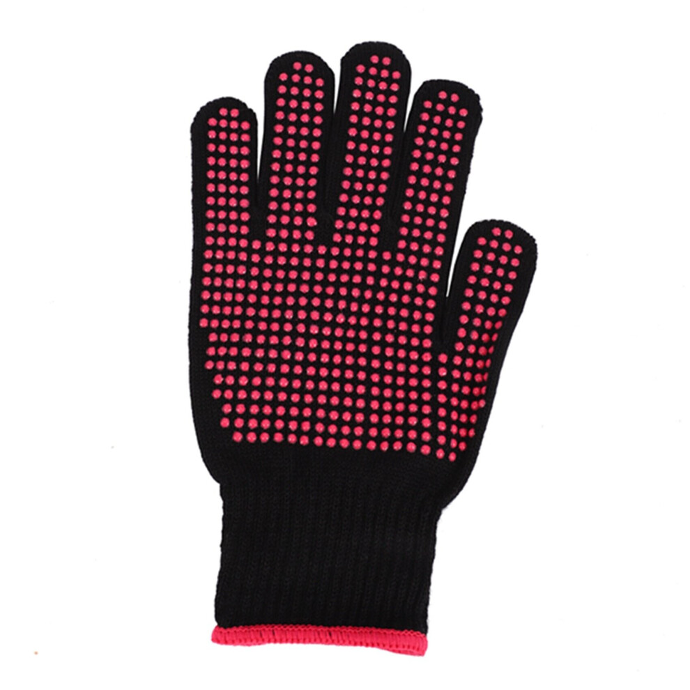 Double-Sided Hair Straightener Curling Tong Hairdressing Heat Resistant Finger Gloves Hair Tools Outdoor Barbecue Gloves