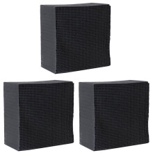 3X Aktivkohle Wasserfilter - Aquarium Wasserreiniger Würfel Wabe Ultra starke Filtration & Absorption Filter