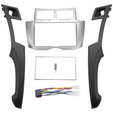 2 Din Car Stereo Rahmen Trim Kit von Dashboard für Yaris Vitz Platz 2005-2011 DVD Player Installation Blende Fascias