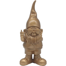 (Large 27cm, Gold) Gnomes Behaving Badly Colourful Ornament Gift