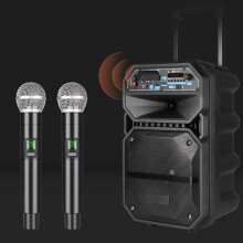 Wireless Microphone Professional Recording Karaoke Handheld 1 Channel Lithium Battery for Stage Church Party School