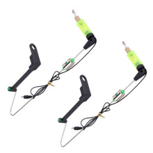 2X Fishing Carp Fishing Bite Alarm Hanger Swinger LED Illuminated Indicator Durable Fish Tools Fishing Tool NO.2