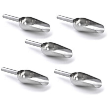 ICE Cream Scoop Mehl Schaufel Futtermittel Schaufel Tee Schaufel Candy Bar Edelstahl Schaufeln (8 Zoll 5 Stück)