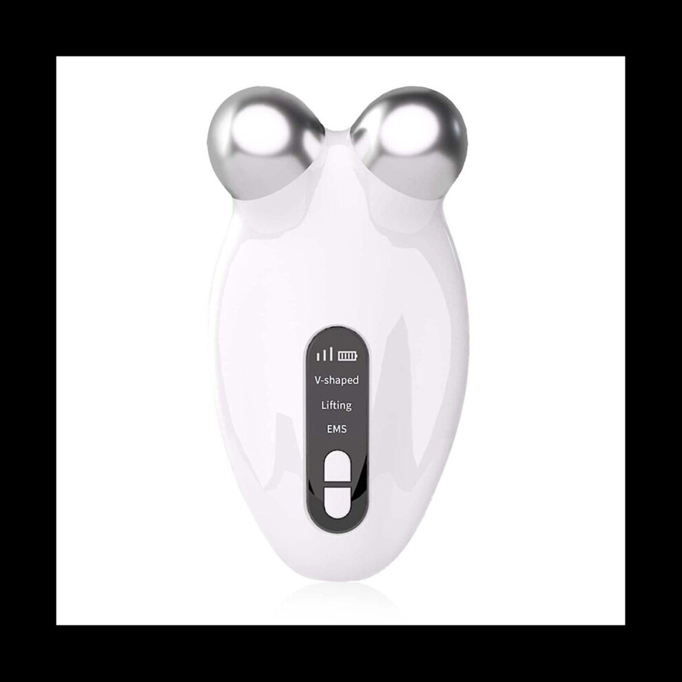 Microcurrent Facial Device, Lift the Face and Tighten the Skin, USB Mini Microcurrent Face Lift Skin Tightening ,White