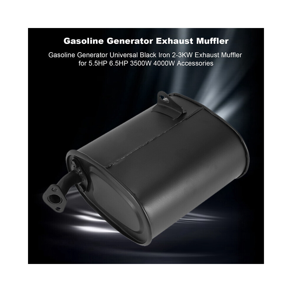 Gasoline Generator Universal 2-3Kw Exhaust Muffler For 5.5Hp 6.5Hp 3500W 4000W Accessories 4762016953973