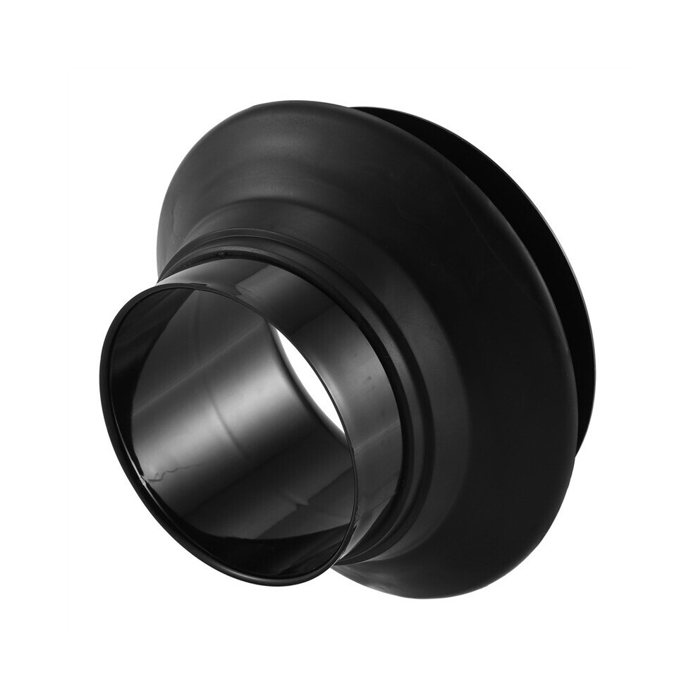 Bass Drum Enhancer ABS Rubber Bass Drum Enhancer with Black Port Hole Protector,Mic Hole Drum Head,Black
