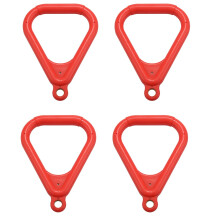 8 Stück Trapez Ring Schaukel Set Spielset Spielplatz Trapez Bar Jungle Gym Monkey Bar Ring trapezförmiger Ring