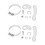 2X Electric Bicycle Spare Dropout Amplifier Easy Install Accessory Front Rear Replace Electric E Bike Torque Arm 1