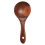 Teak Wood Rice Paddle - Solid One-Piece Serving Spoon, Natural Grain, Hand-Wash Recommended, 18x7.5cm 1