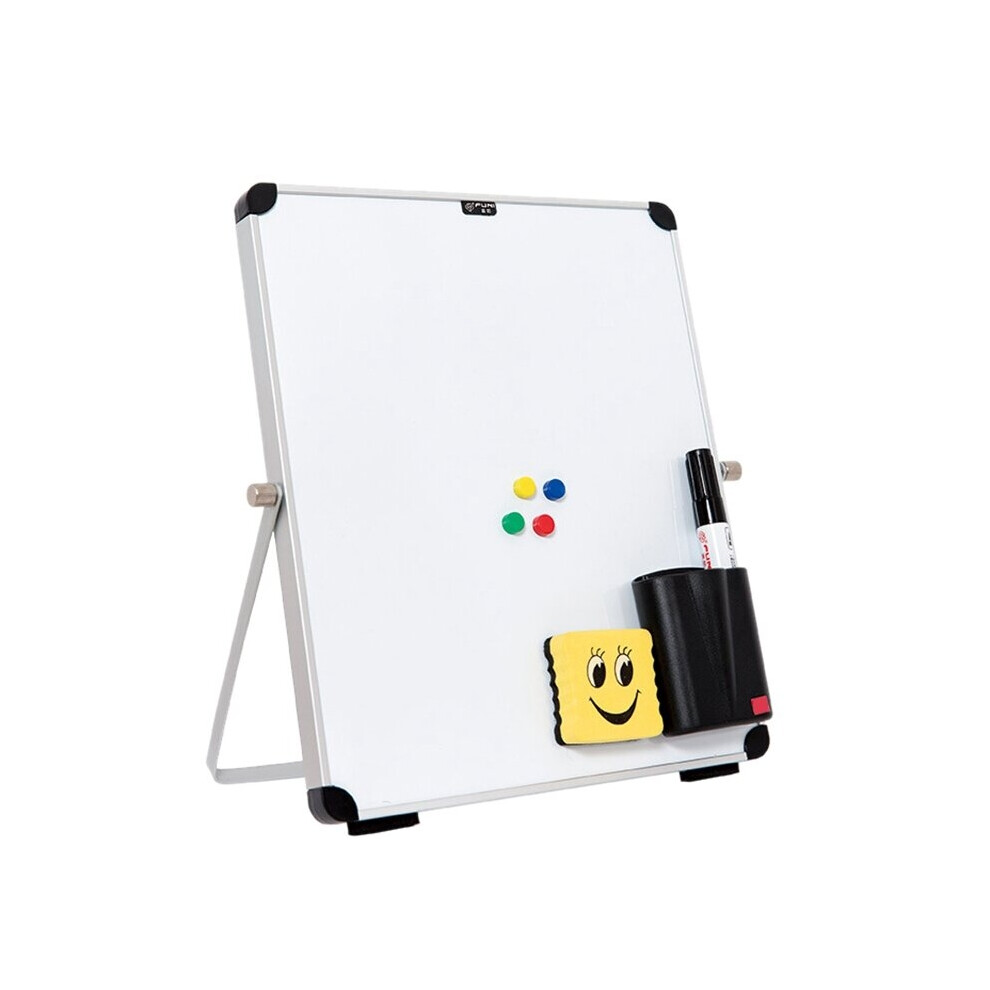 Small Desktop Dry Erase Board Portable Small Magnetic Double Sided Whiteboard Easel for Kids to Do List White Board for Home Office School