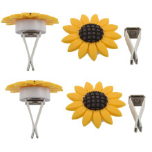 4er Pack Sonnenblumen Auto Niedliche Auto Lufterfrischer Sonnenblumen Clips Sonnenblumen Auto Clip Innen