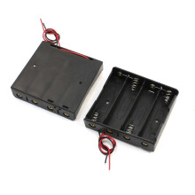 2pcs Plastic Storage Case 4x18650 3.7V Battery Holder w Wire Leads