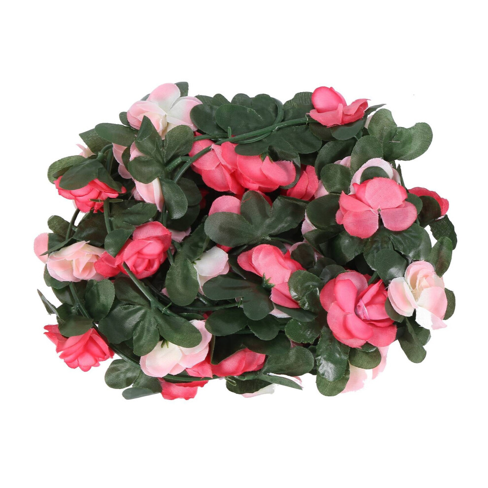 2Pcs Artificial Flower Floral Vine Hanging Garland Party Wedding Decor