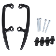 Rear Grab Bars Rear Pillion Passenger Grab Rail Handle for NINJA650 Z650 NINJA 650 2017-2021(Black)
