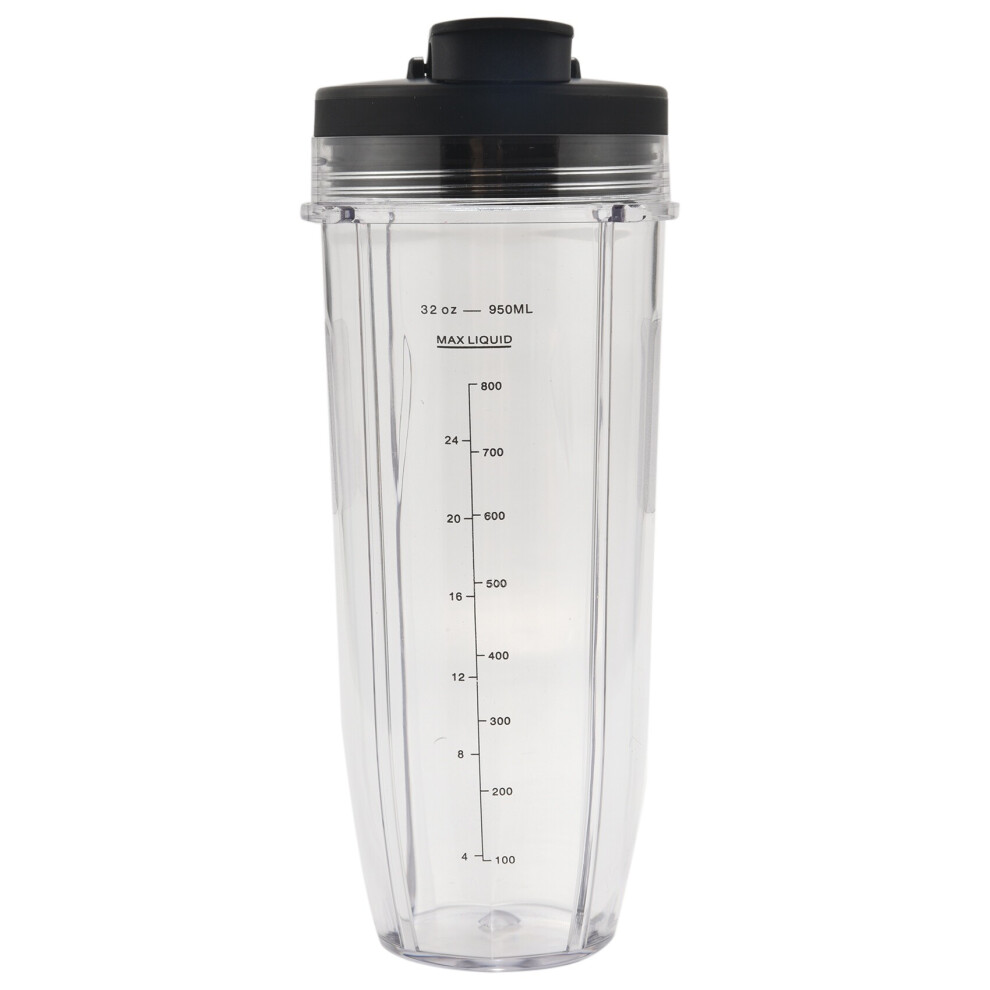 Juicer Accessories 32OZ Cup and Spout Lid for Ninja BL480 / BL490 / BL640 / BL680 Auto IQ Series Juicer