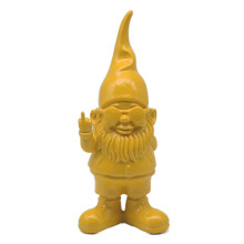 (Large 27cm, Yellow) Gnomes Behaving Badly Colourful Ornament Gift