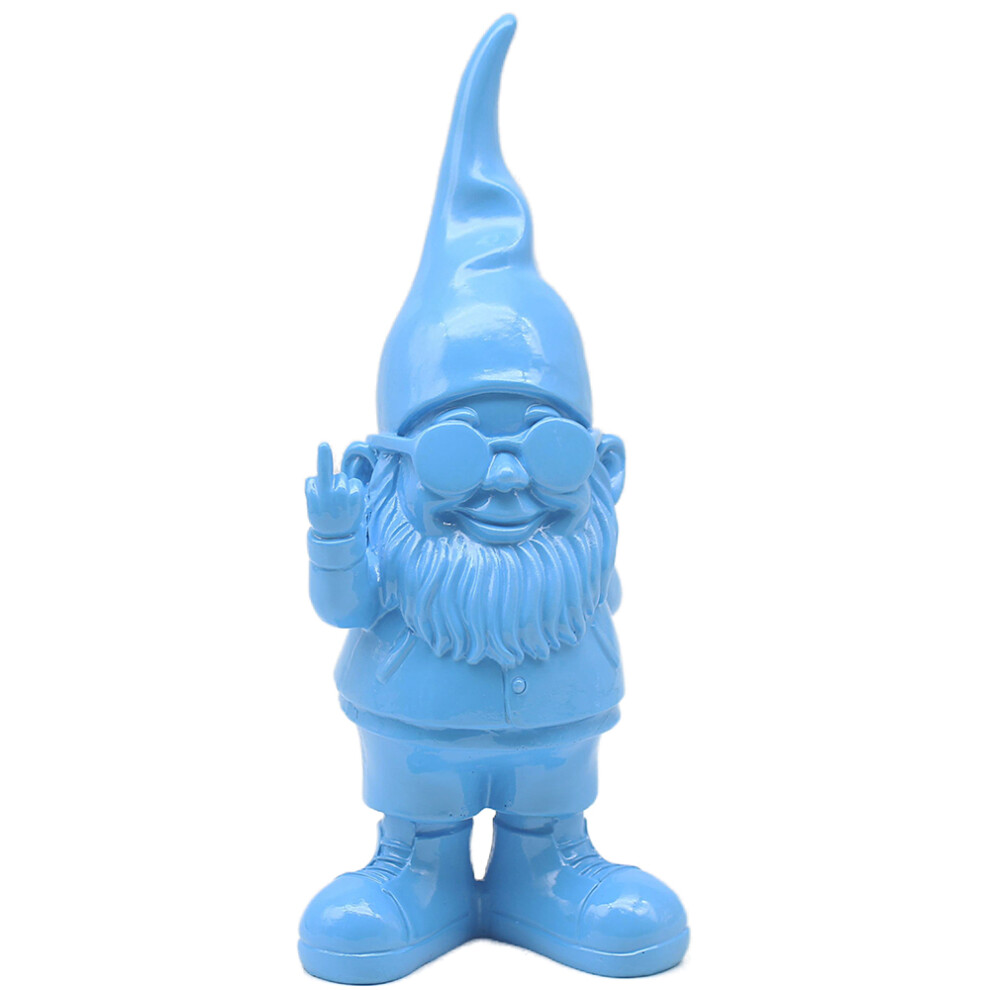 Lesser & Pavey (Large 27Cm, ) Gnomes Behaving Badly Colourful Ornament Gift Blue