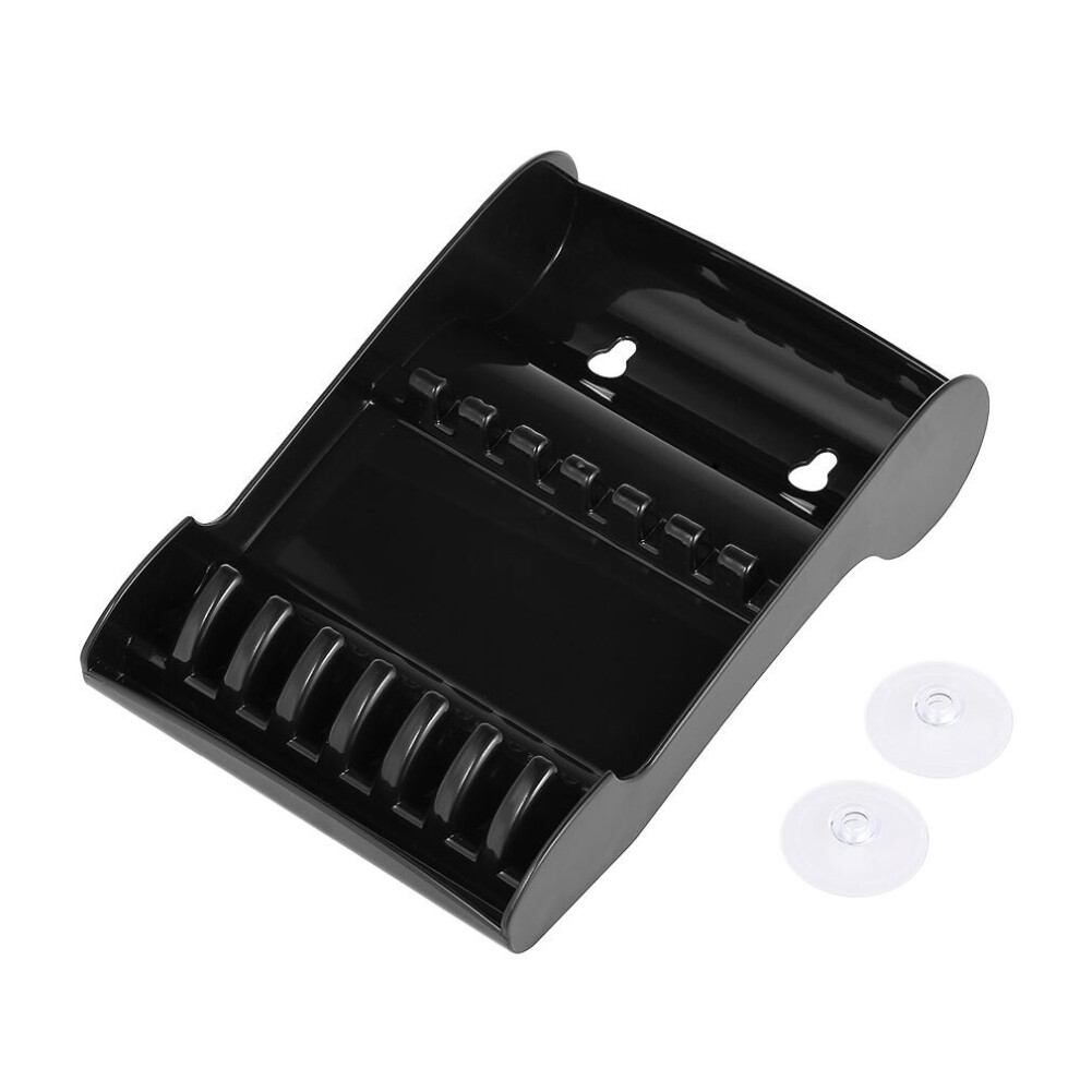 Salon Shears Stand Rack Case Hair Scissor Holder Rack 6 Holder Hair Scissor Organizer Storage Tray for Hairdresser with 2 Sucker