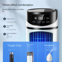 Tragbare Klimaanlage Mini-Luftkühler Tragbare Klimaanlage für das Büro 6 Gänge Wind Schwarz Weiß