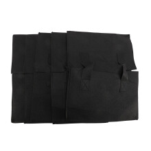 5 Pack Cama Elevada de Tela para JardÃn,Bolsa Cuadrada para Cultivo de Flores,Maceta con Asas para Plantas,Flores,Hortalizas