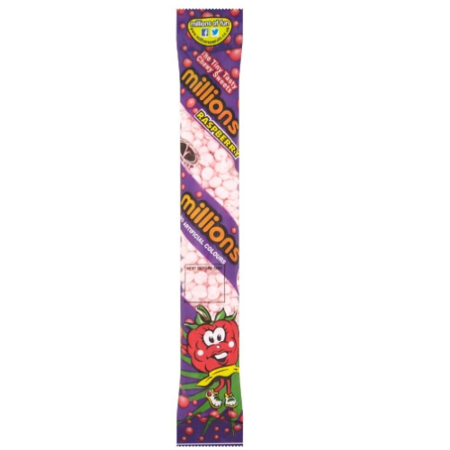 Phoenix Millions Raspberry Tubes 55g 1