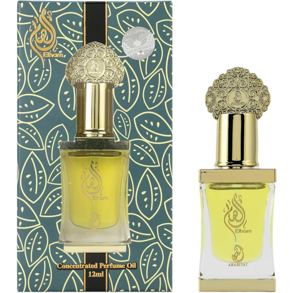Arabiyat Elham Concentrated Perfume Oil For Women and Men, 12ml