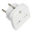Universal Plug Adapter 3 Pin UK 2 Pin Euro plug Adapter Uusi 1