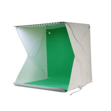 40cm LED-Lichtkasten Fotografie Portable Zelt Beleuchtung Würfel (grün)