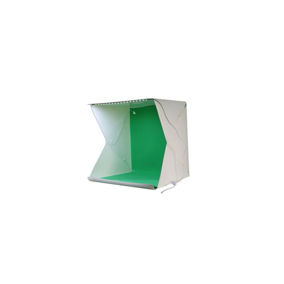 40cm LED Light Box Photography Portable Tent Lighting Cube (Green)