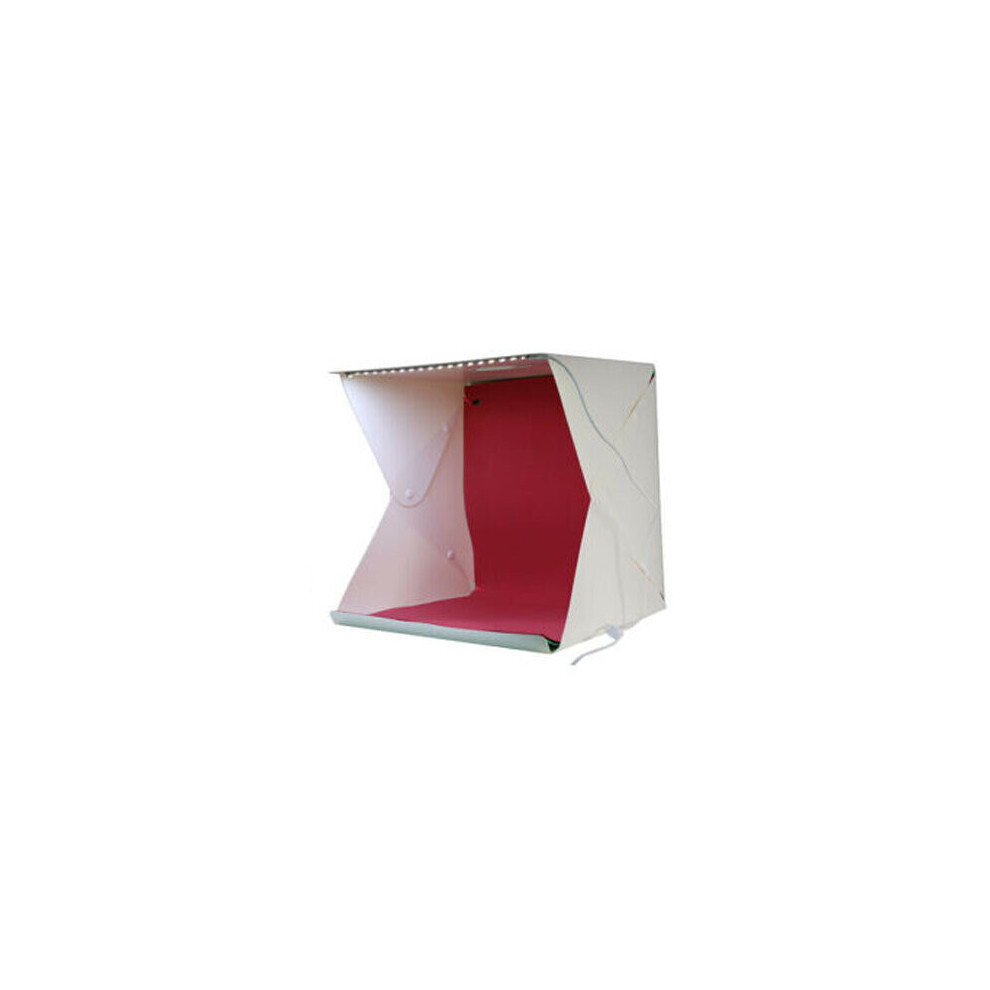 40Cm Led Box Photography Portable Tent Ing Cube (Red) Light/Red 368982714224