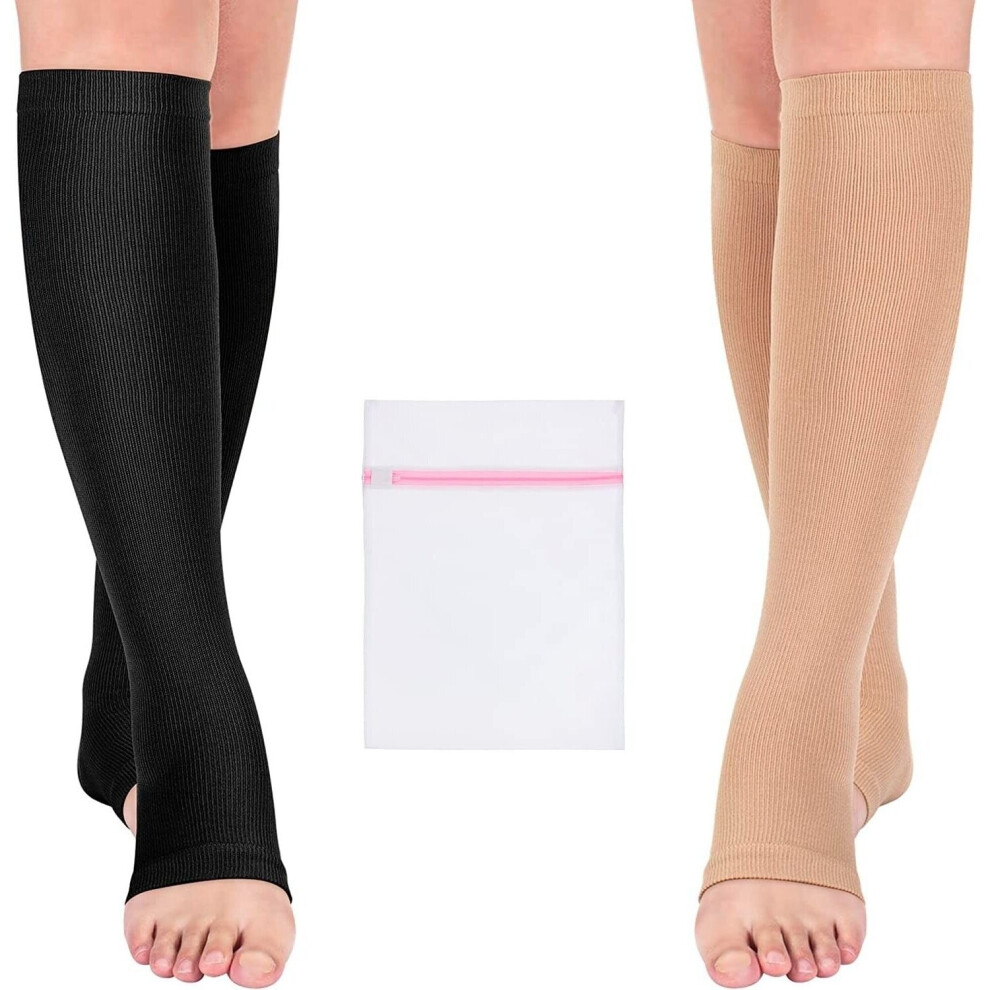 Medical Relief High knee Compression Socks Flight Stockings SupportXXL