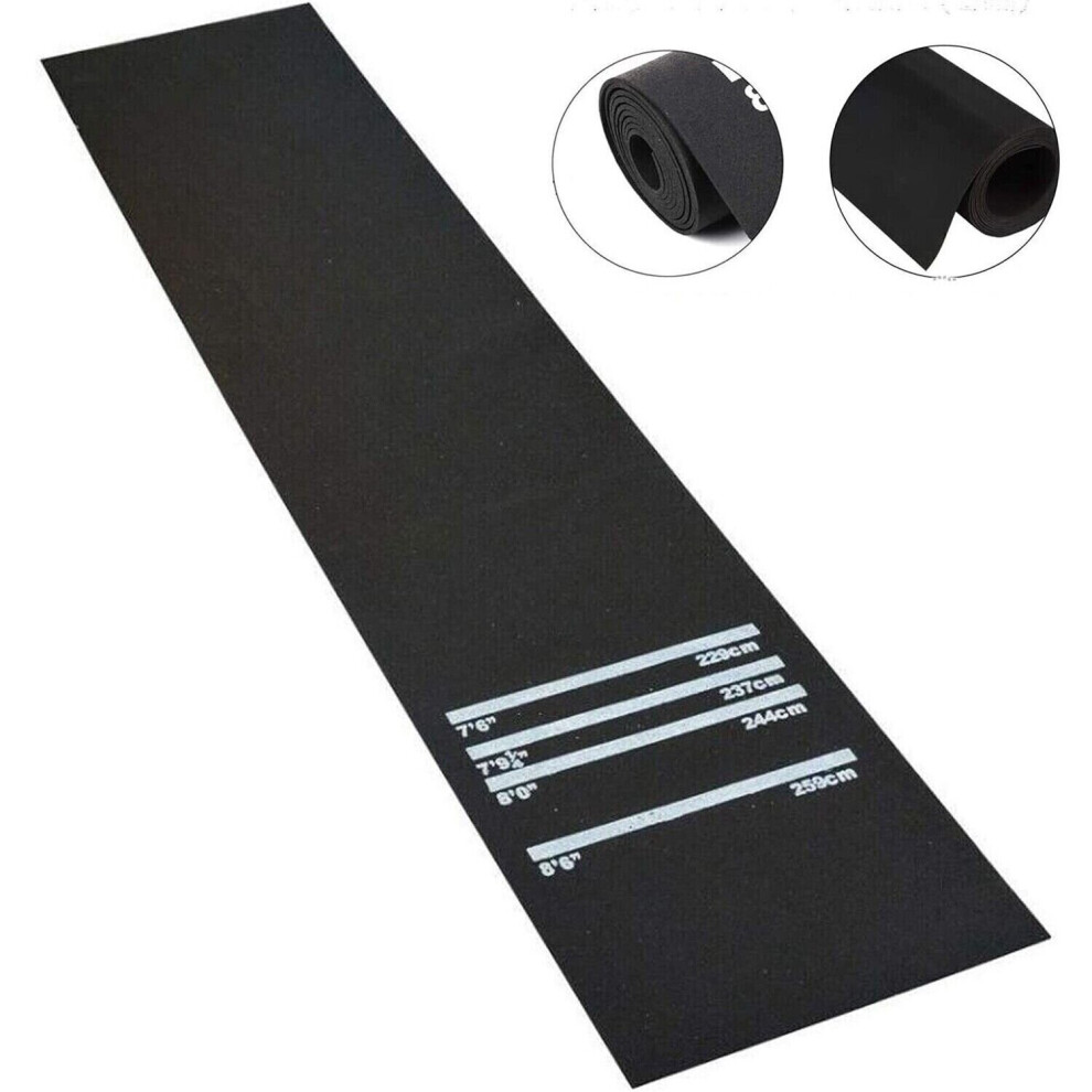 Tapis De FléChettes En Caoutchouc Souple Pub Club 4 Distances De Lancer-image