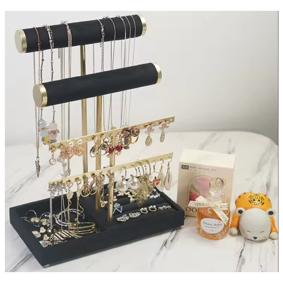 3 Tier Bracelet Display Jewelry Holder Organizer for Necklace Earrings