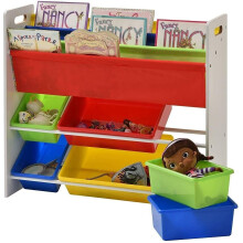 Kinder Spielzeug Storage Organizer Unit Spielzimmer Regal Rack - 6 Boxen