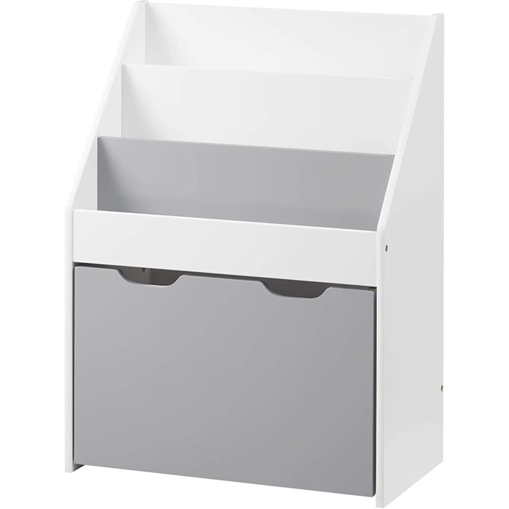 Wood Children's Bookshelf Kid Toy Book Storage Shelf Cabinet Ezi-Tech