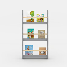 Kids Bookcase Wall Shelf 3 Tier Wooden Children's Bookshelf Storage