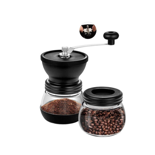 Moinho de cafÃ em grÃo Moinho de cerÃmica manual ajustÃ¡vel de mÃo