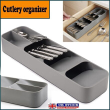 Compact Cutlery Utensil Drawer Tray Cutlery Insert Kitchen Tidy Holder